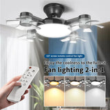 2-in-1 LED Ceiling Fan Light with Remote Control
