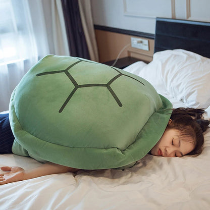 Wearable Turtle Shell Plush Pillow