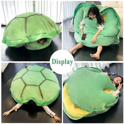 Wearable Turtle Shell Plush Pillow