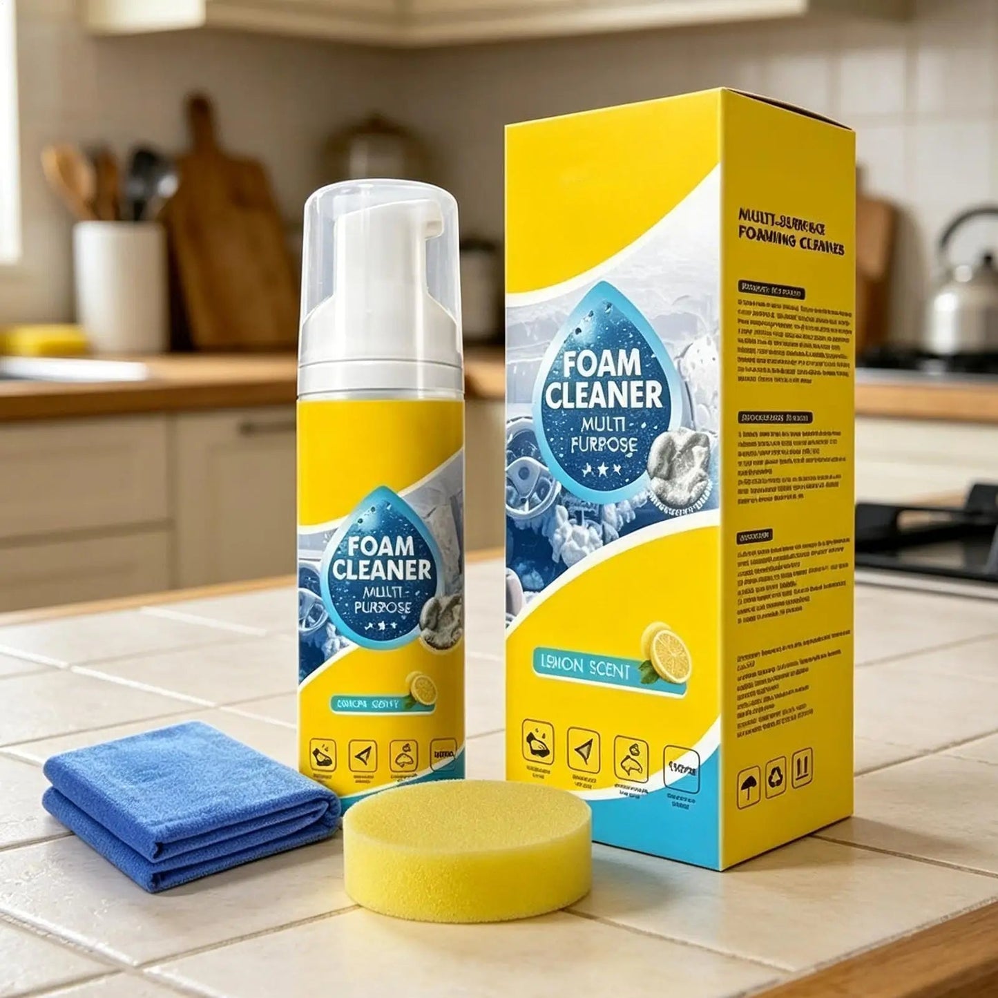 4-in-1 Multipurpose Foam Cleaner Spray