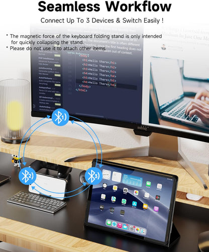 Mini Foldable Bluetooth Keyboard